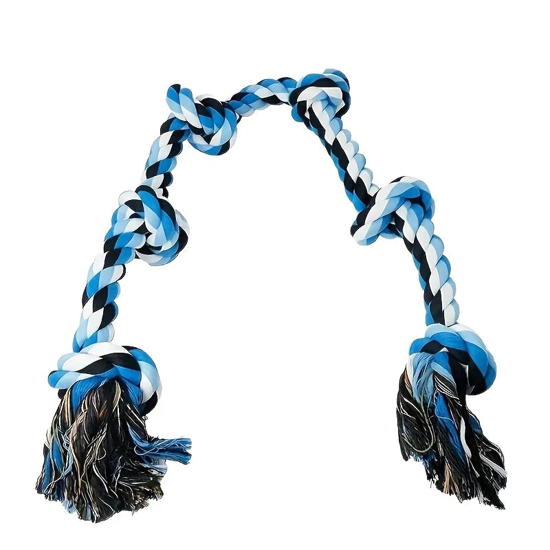 1pc Heavy-Duty Dog Rope Toy with Teeth Cleaning & Chewing - Extra Long Rope -Durable Chew Toy for Teeth Cleaning dog accessories